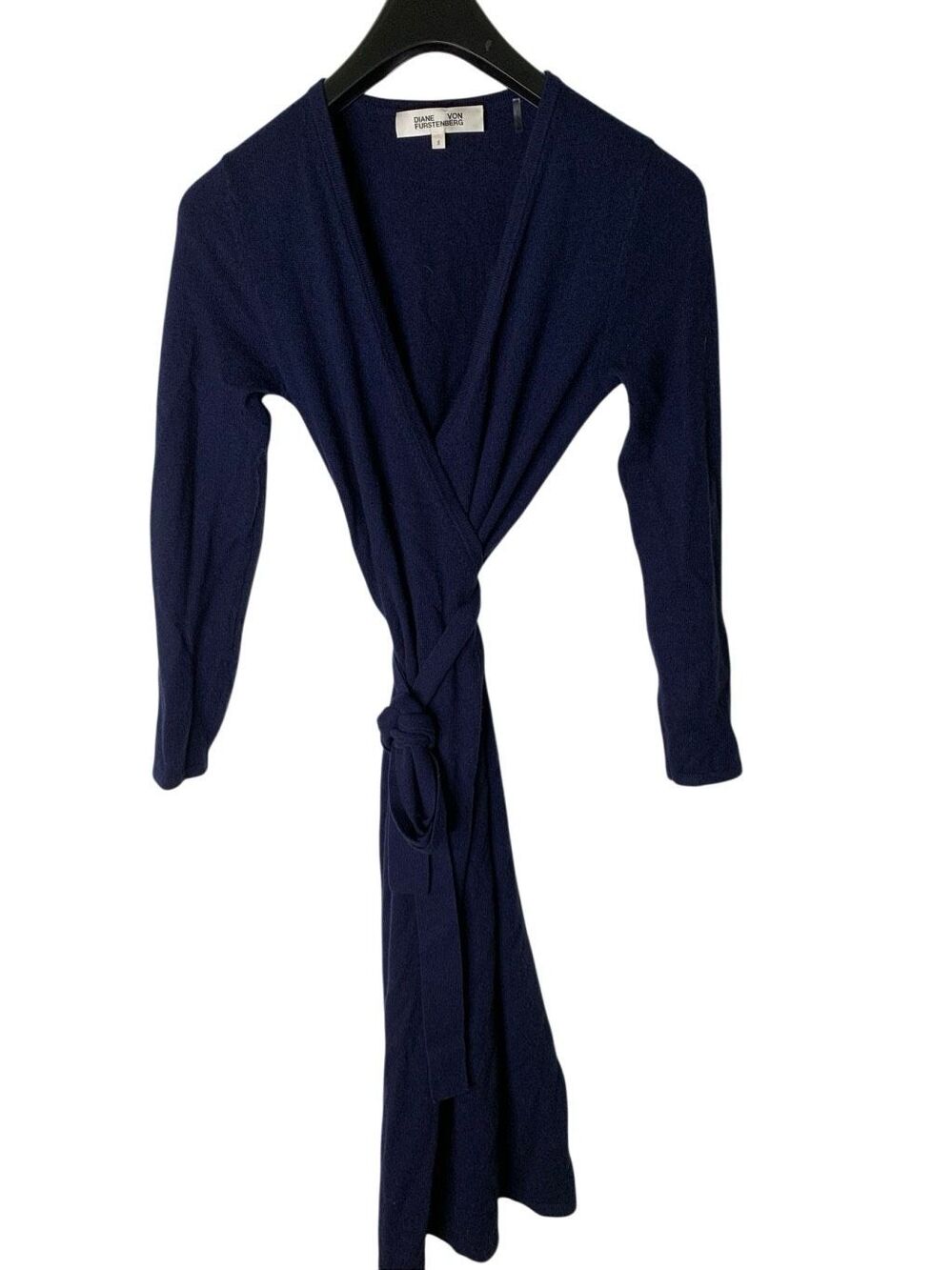 Diane Von Furstenberg wool cashmere dress women's size small